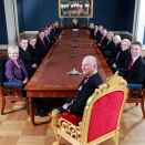 ... and Council of State. His Majesty has presided over 1 098 Councils of State these 30 years. Photo: Lise Åserud / NTB